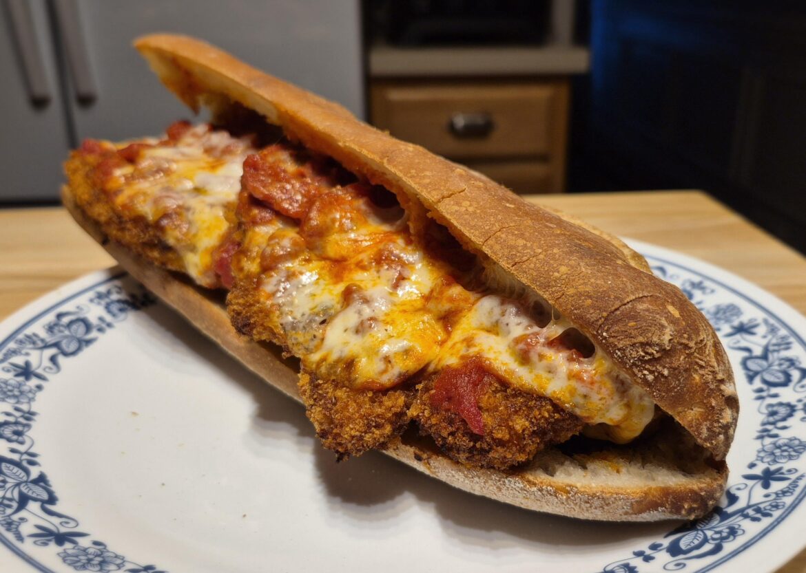 [Homemade] Chicken Parm Subs make me happy