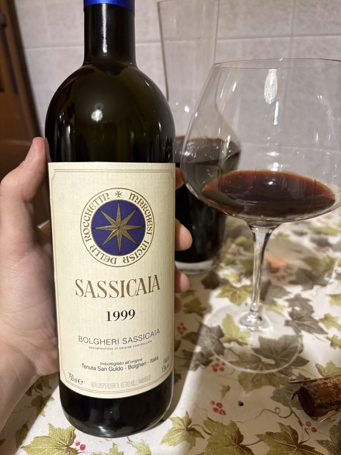 SASSICAIA 1999 – Birth year wine for my birthday! SASSICAIA 1999 - Birth year wine for my birthday!