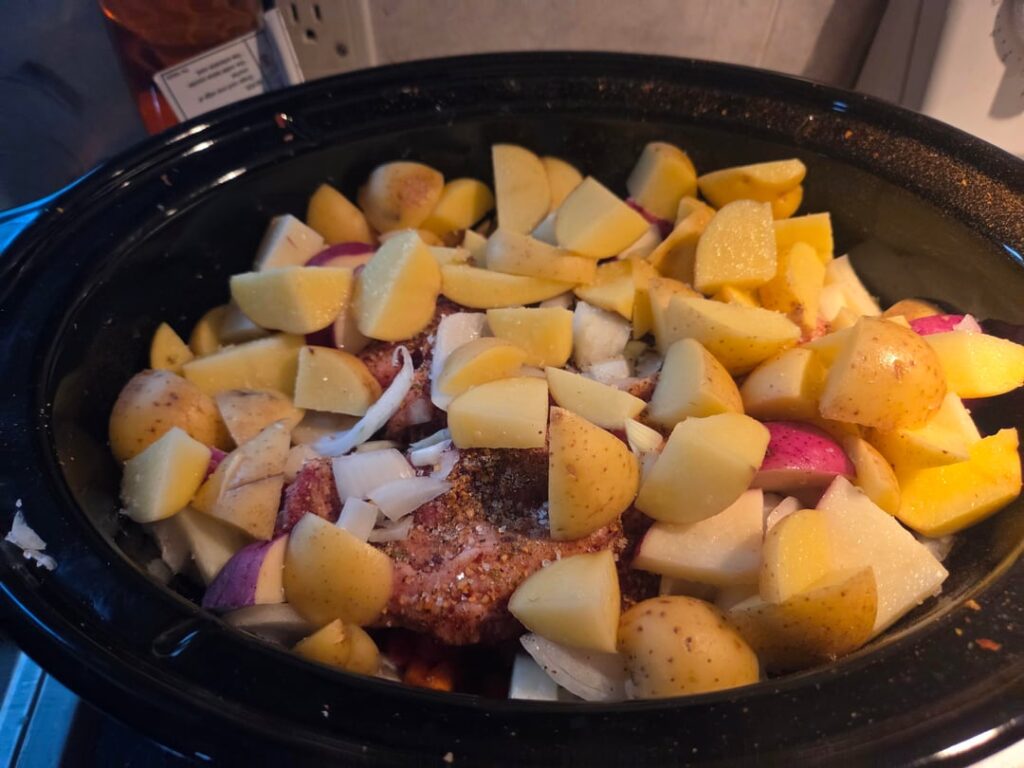 Angus Chuck roast and vegetables