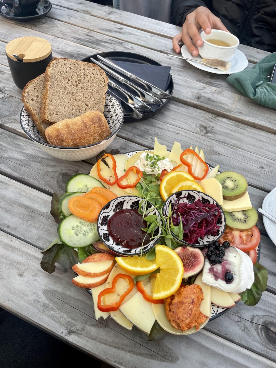 Breakfast platter in Stralsund