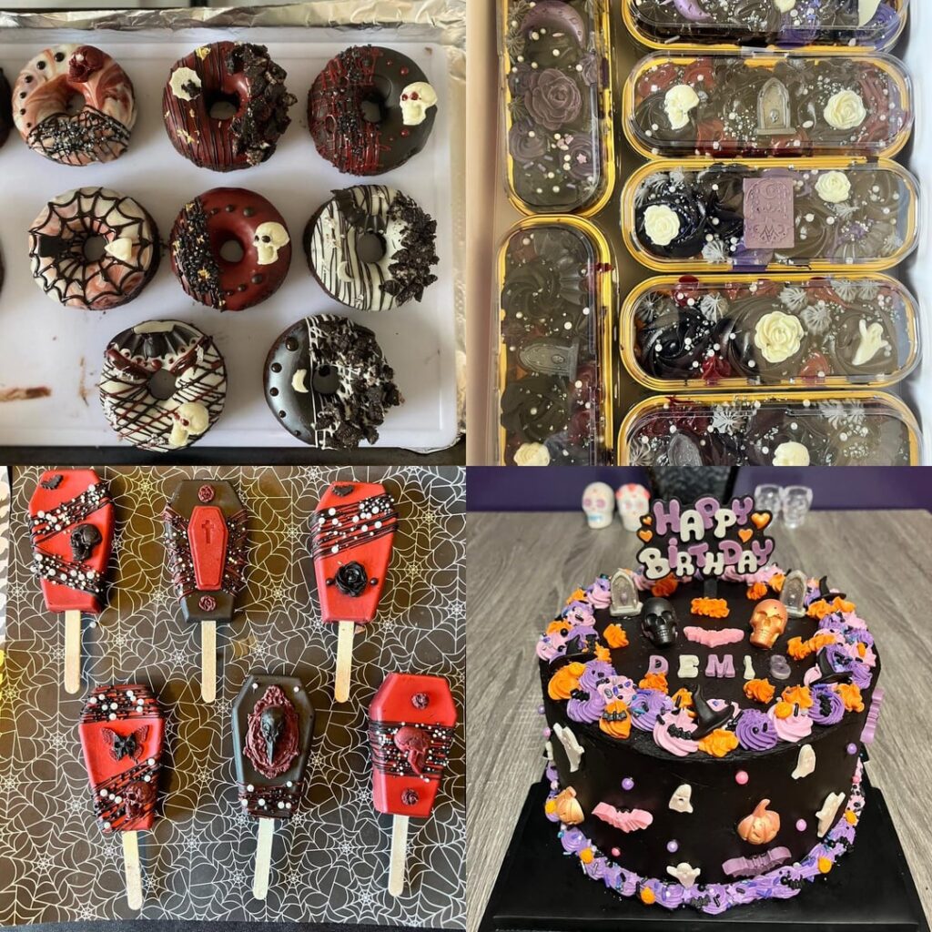 I am a spooky baker all year round just as a hobby and Iโm really proud to share a few of my favorite creations ๐ค I am a spooky baker all year round just as a hobby and Iโm really proud to share a few of my favorite creations ๐ค