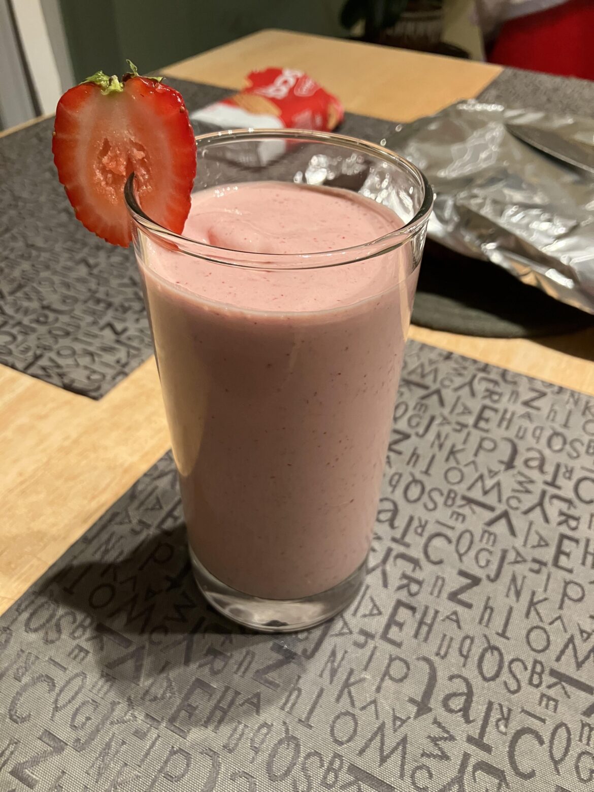 Homemade Strawberry Milkshake