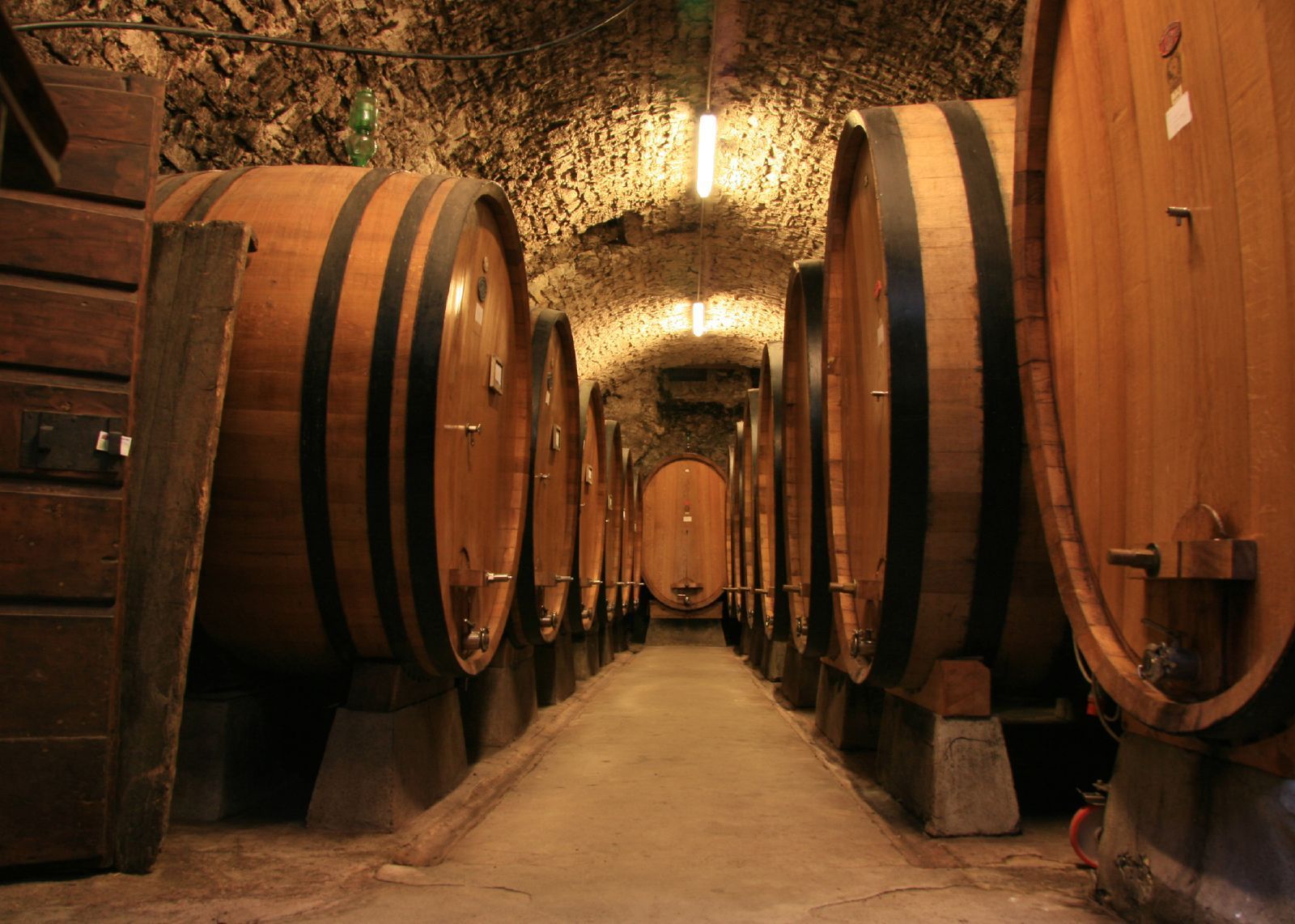 A wine cellar in Castellina, Chianti 