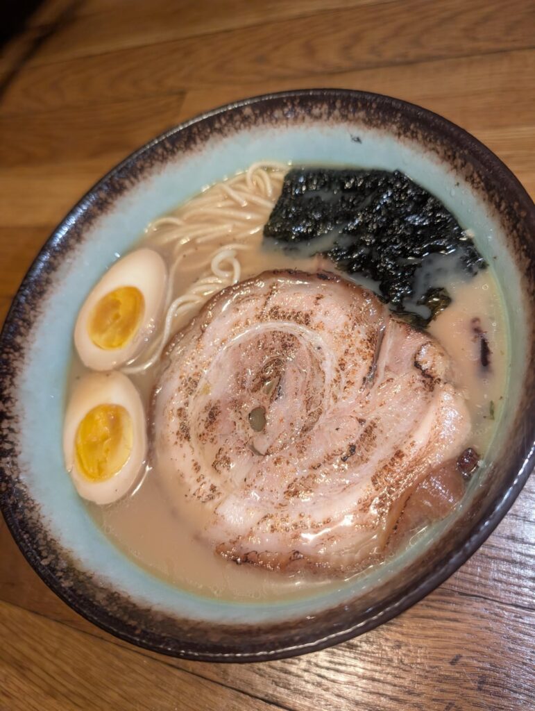 First attempt at homemade tonkotsu. I put my heart & soul into this meal