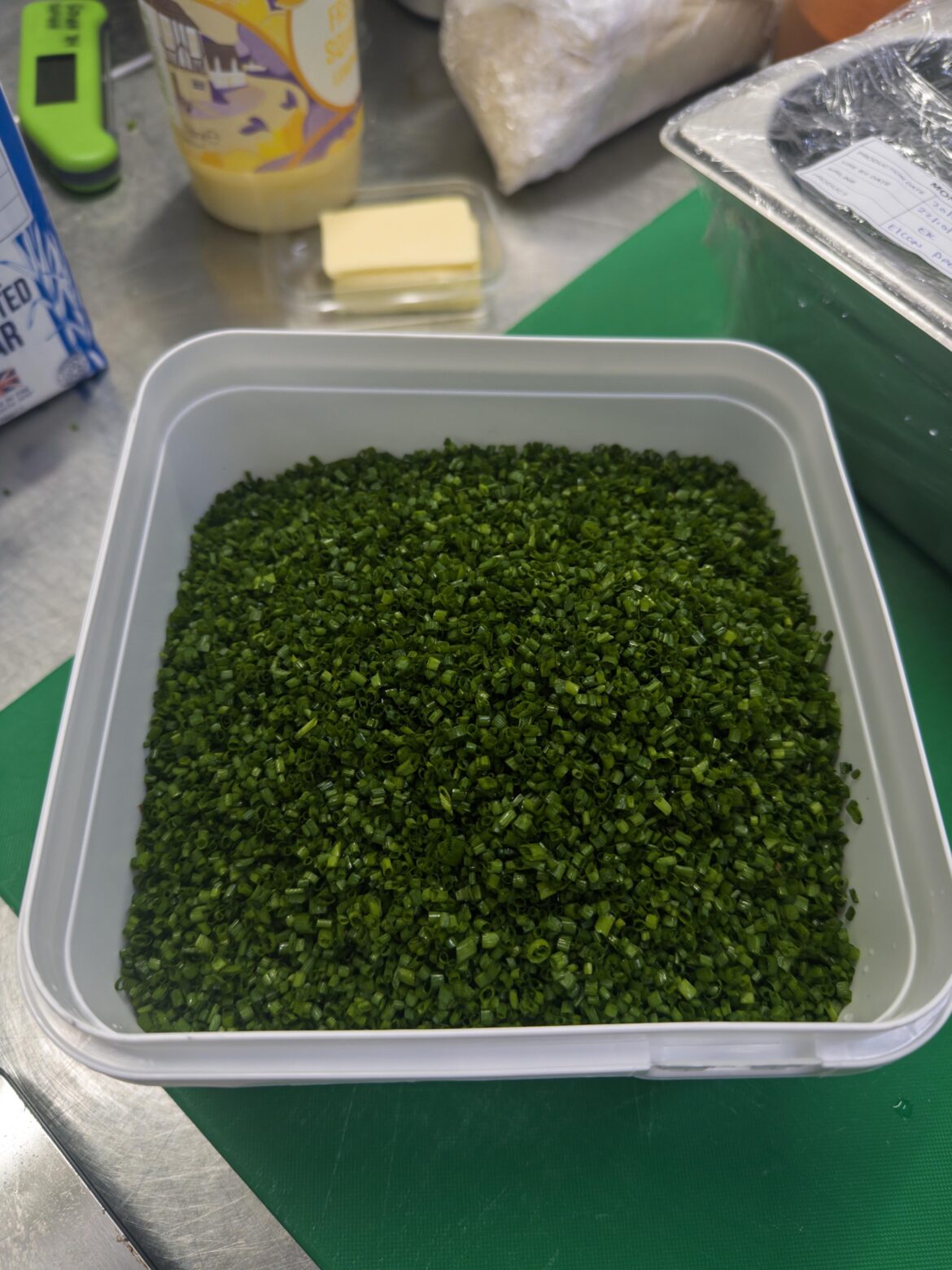 Coworker wanted to join in on the chive action