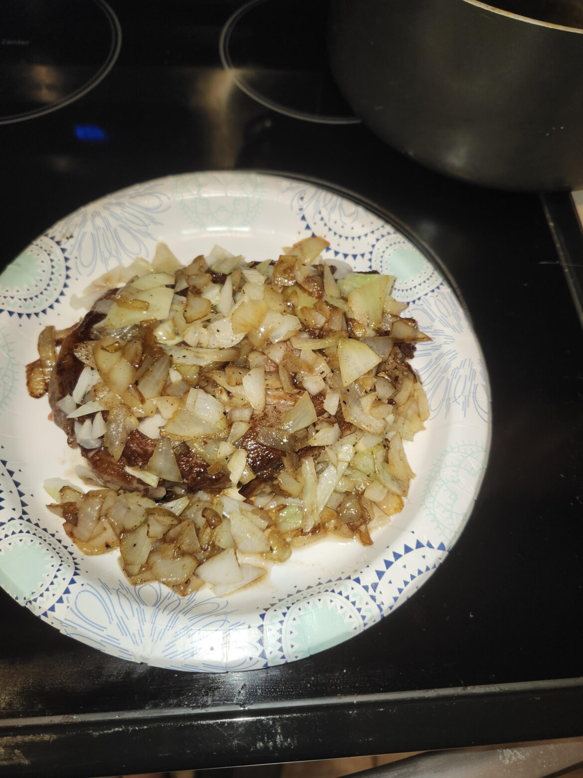 How I eat my ribeye steaks