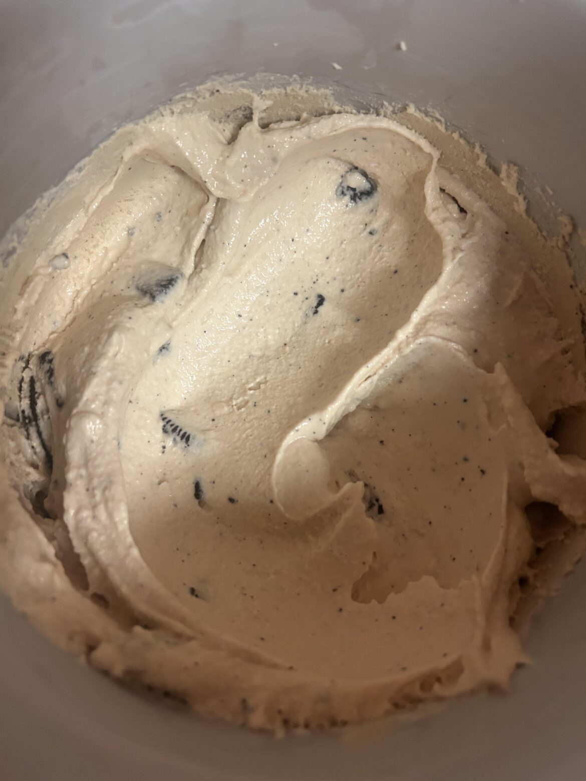Salted caramel Oreo ice cream