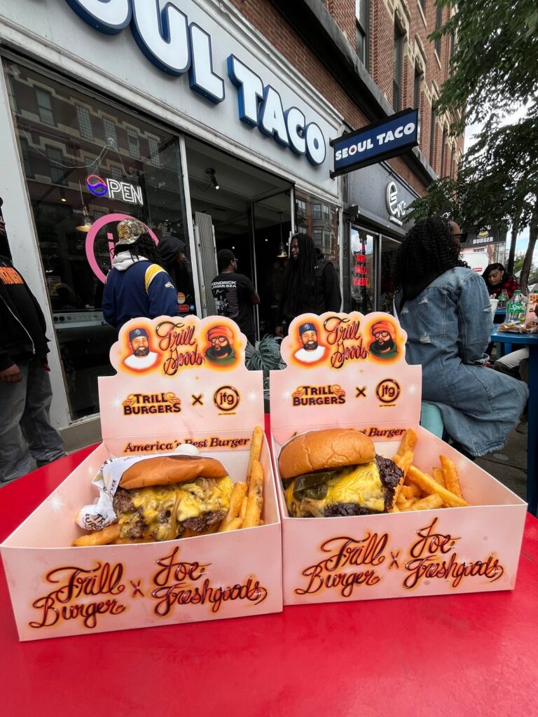Trill Burgers x Joe Freshgoods collab