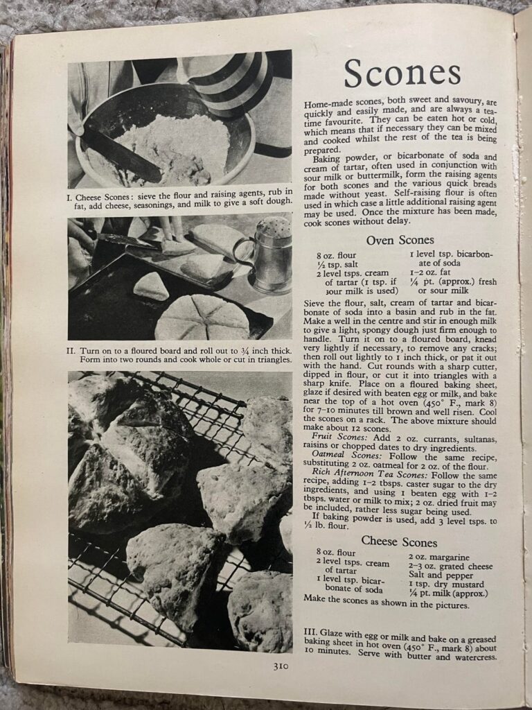 A collection of vintage baking recipes from my 1957 copy of Good Housekeeping’s Cookery Compendium