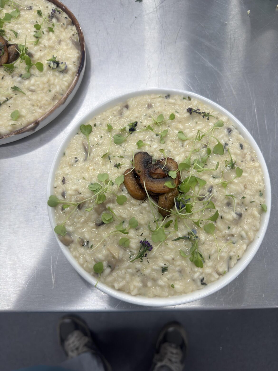 Mushroom risotto
