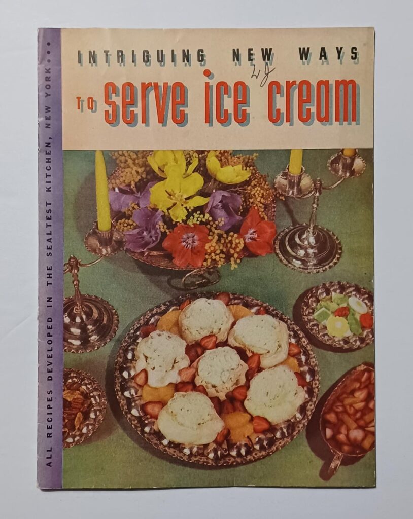 Vintage Ice Cream Brochure - Intriguing New Ways to Serve Ice Cream - Sealtest Kitchen