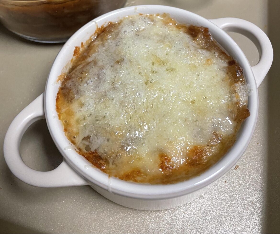 First time French onion soup