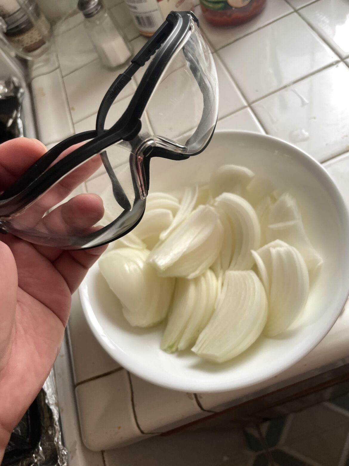 I love onions but they make me cry