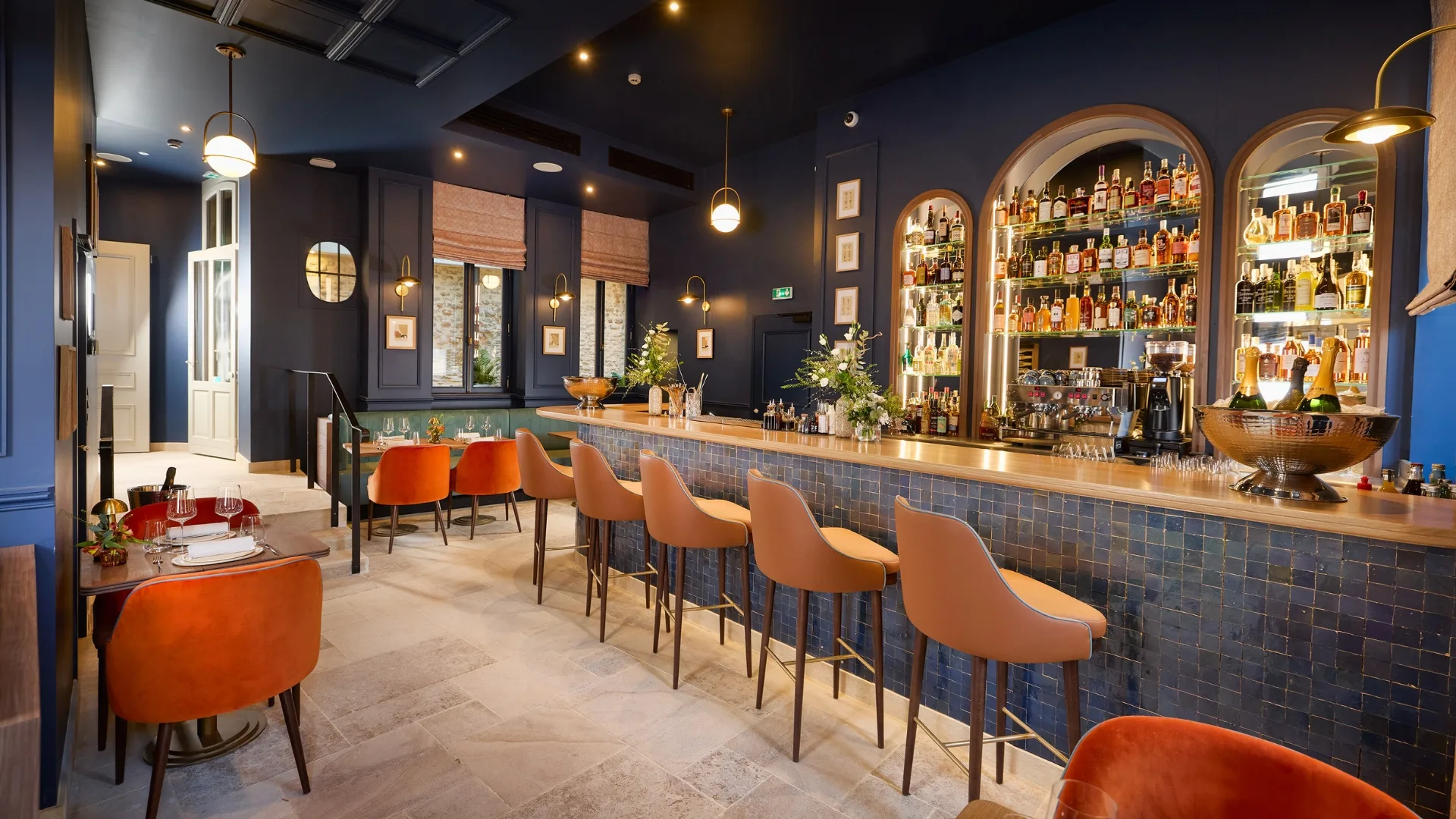 The Slanted Door bar at Maison 1896.