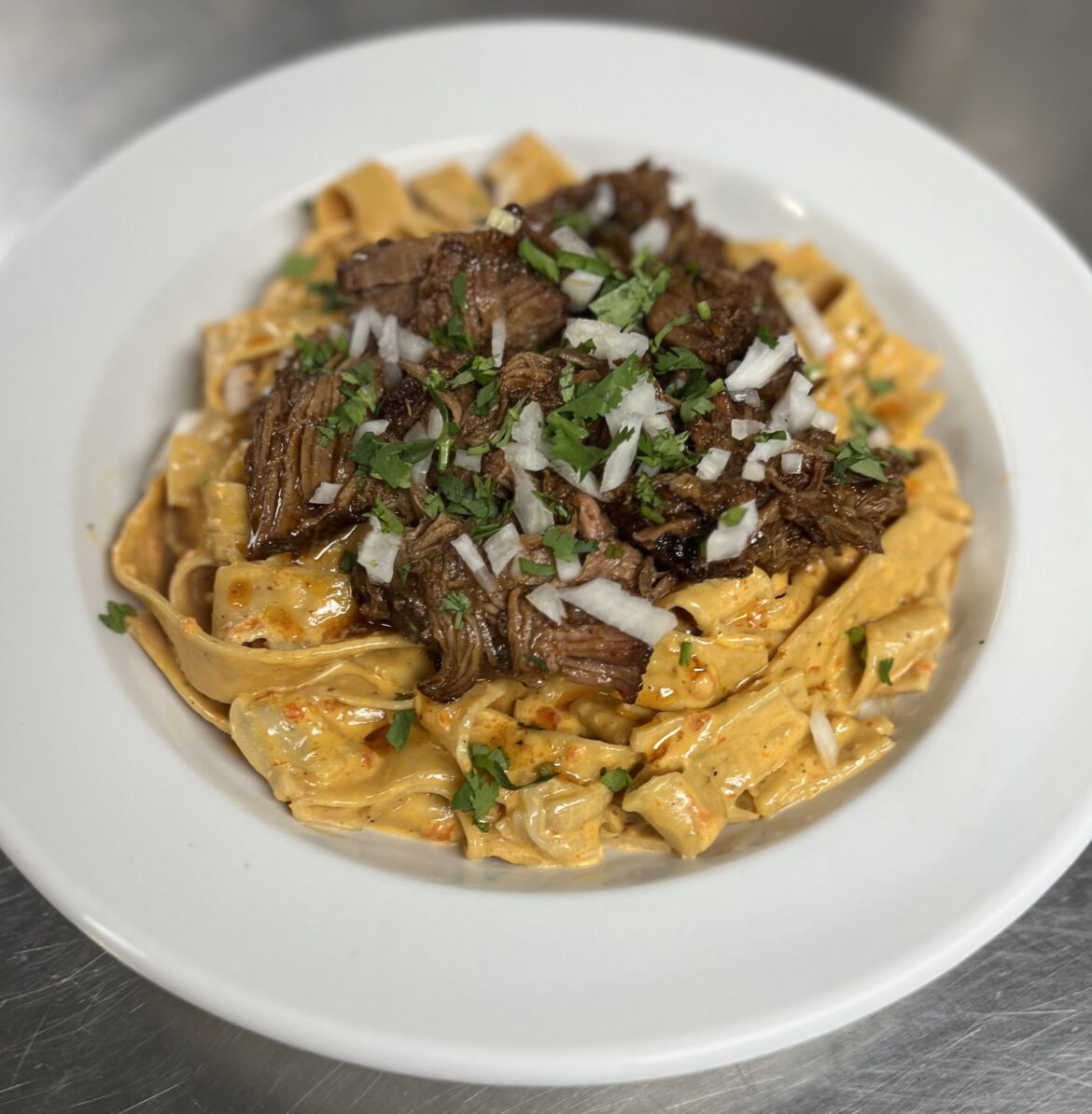 Beef Barbacoa Pasta