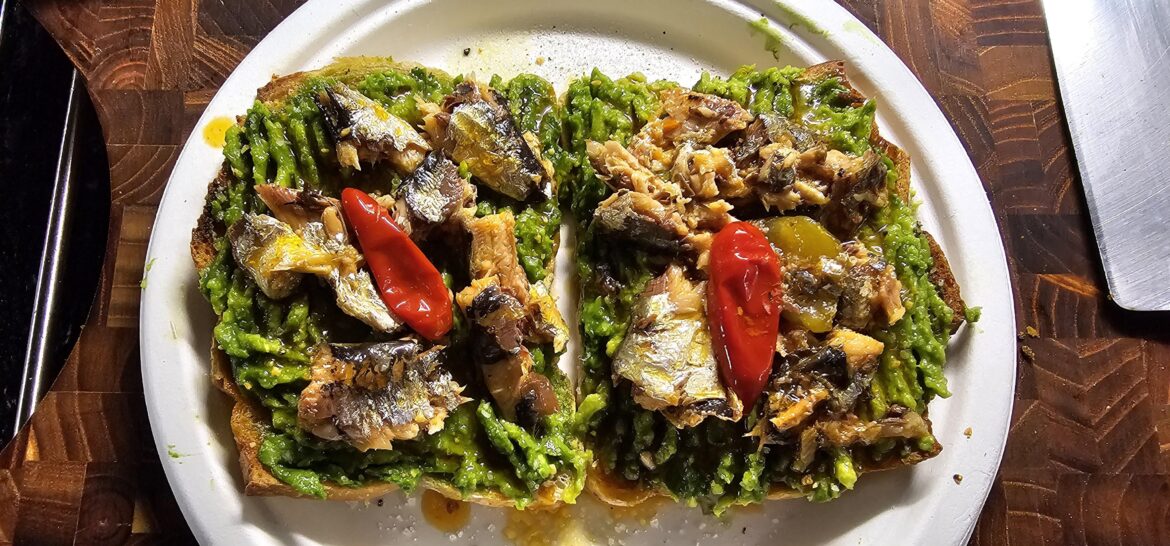 🥑 Sardine Toast