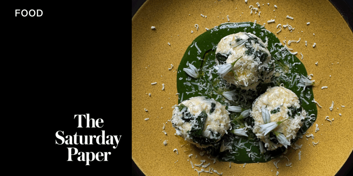 Stinging nettle gnudi | The Saturday Paper Stinging nettle gnudi | The Saturday Paper