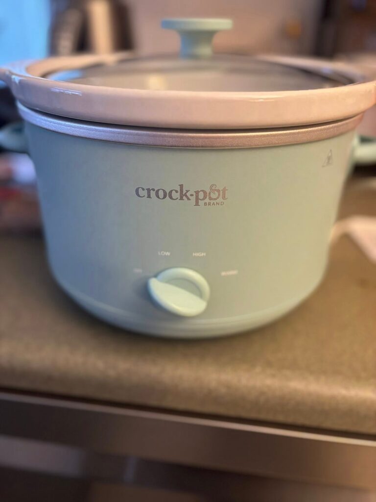 The new mint green crockpot