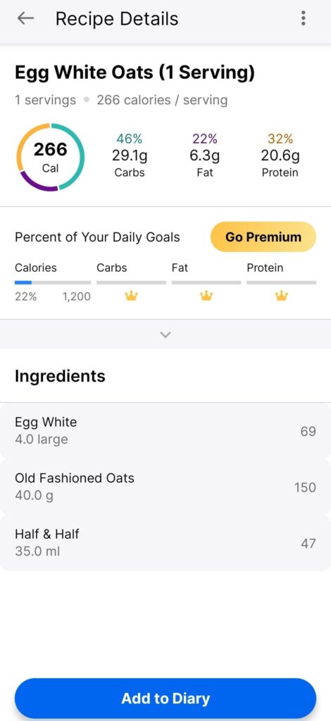 Egg White Oats! Egg White Oats!