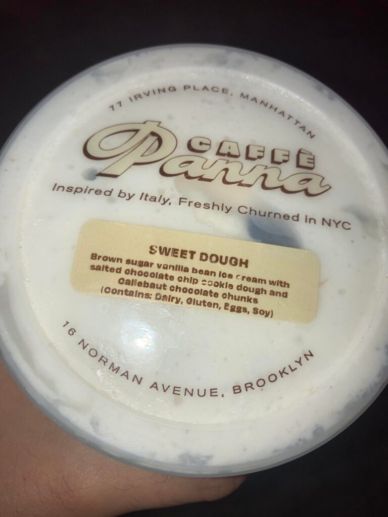 Caffe Panna: Sweet Dough