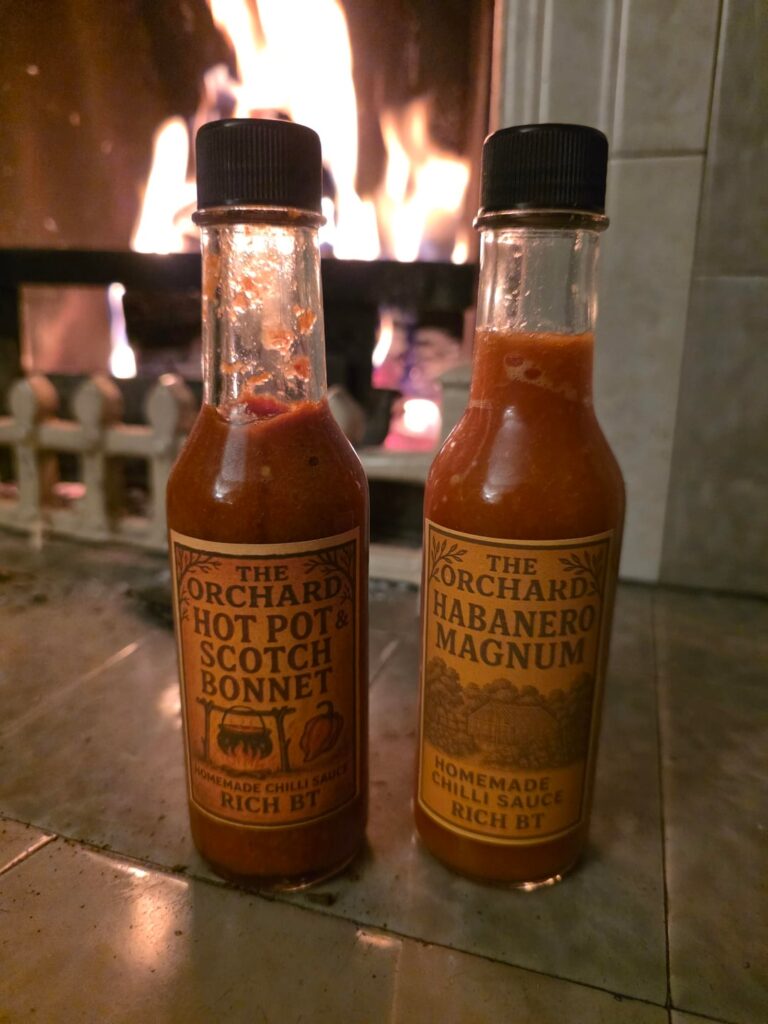 Made my own hot sauce this year.
