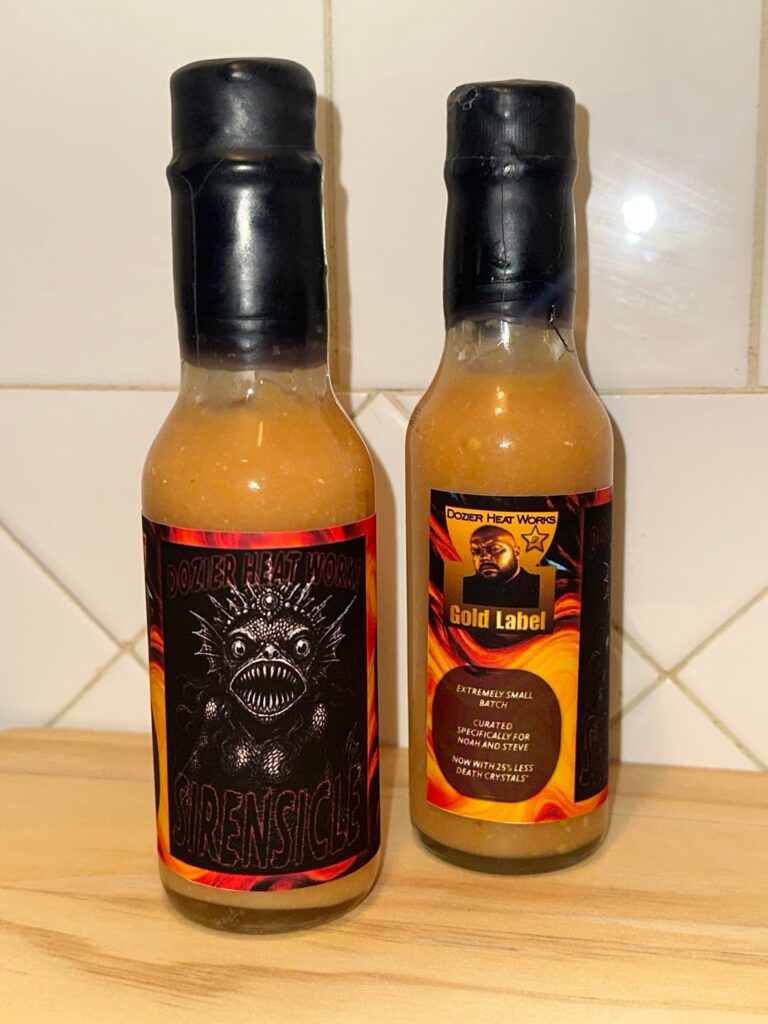 Hot sauce I made for two of my buddies