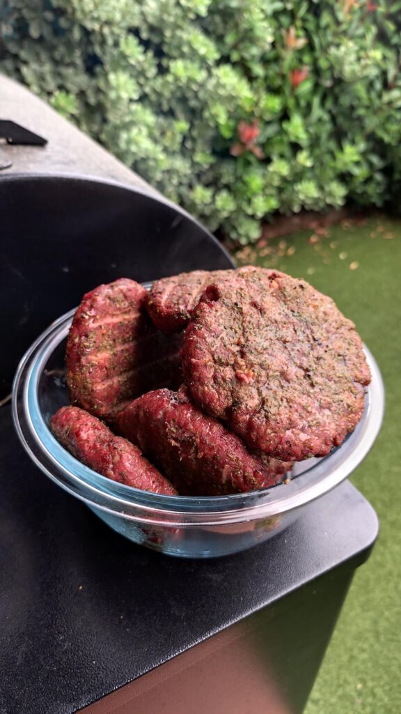 Smoked a bunch of burgers, I usually freeze them and take them out when needed. I'm all set for a while now.