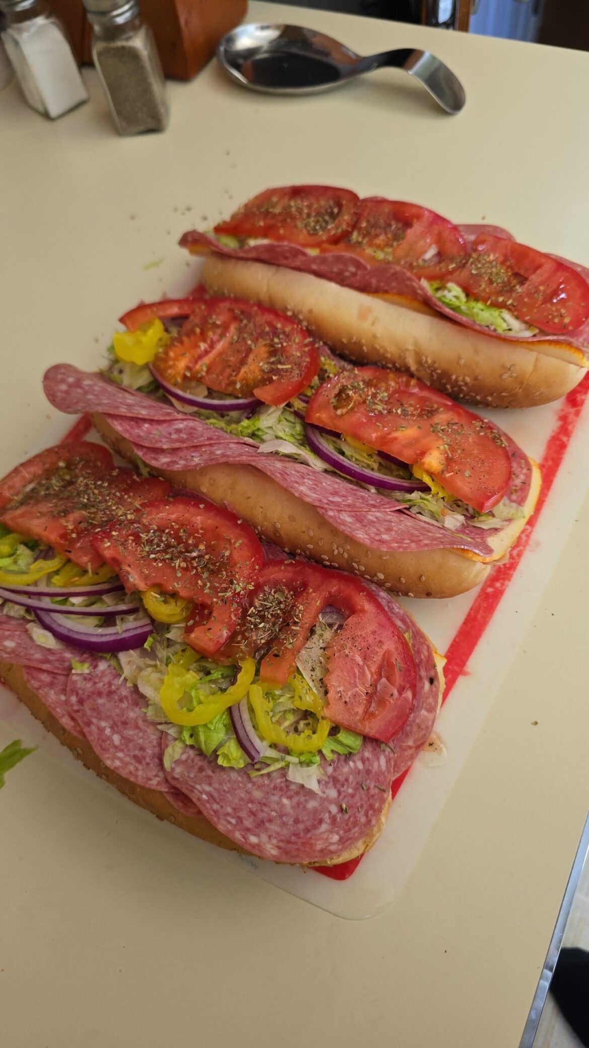 Sandwiches for dinner