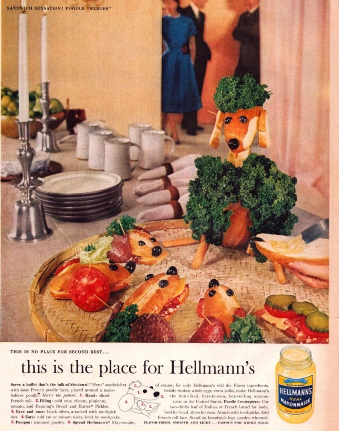 1960 Hellmann's Real Mayonnaise.