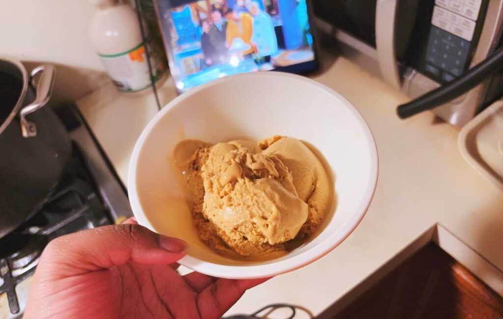 Hear me out, this is vanilla ice cream, the original version