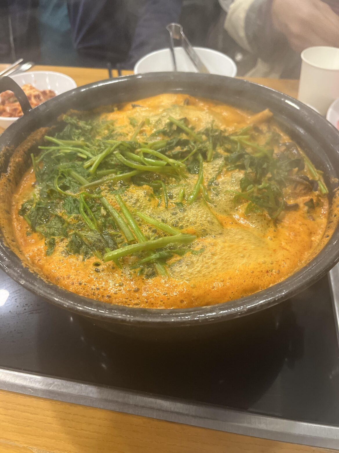 Nothing says welcome back to Korea like immediately burning your tongue