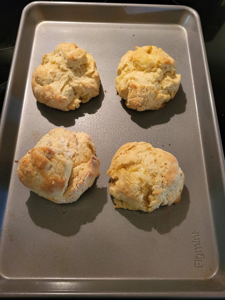 Biscuits and gravy from scratch