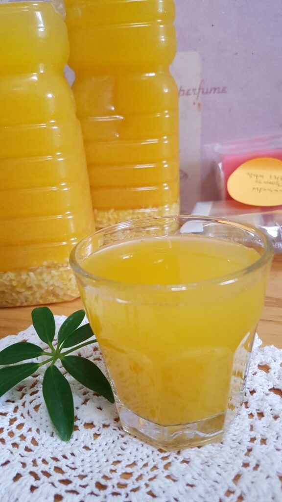 Sweet Pumpkin Sikhye my friend made for me 🍯