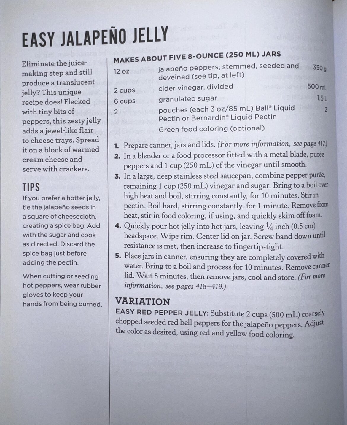 Swapping Pepper Species in Recipe