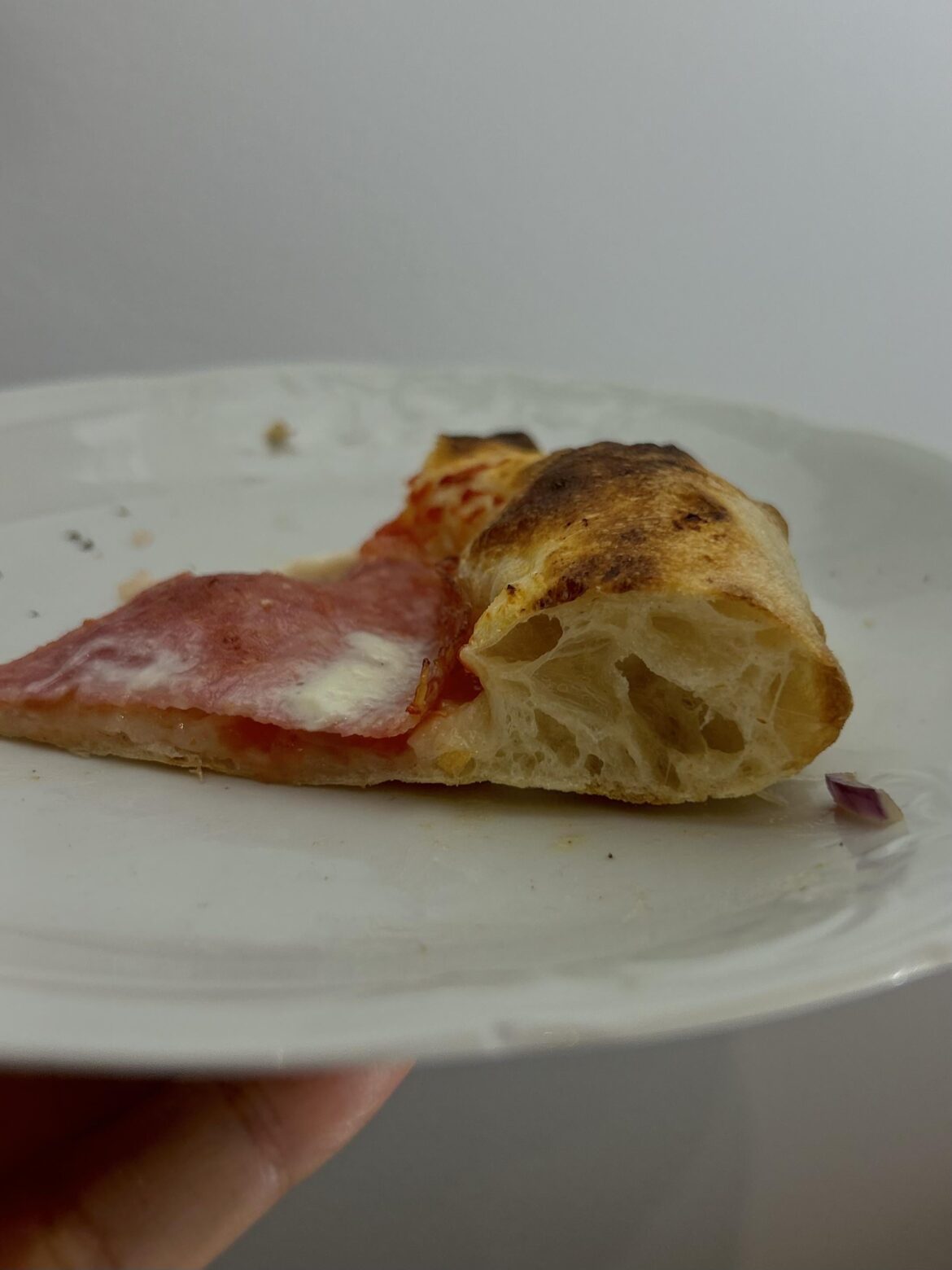 Boyfriend asked for pizza after a 12-hour shift, and I made the fluffiest one in my home oven ^^