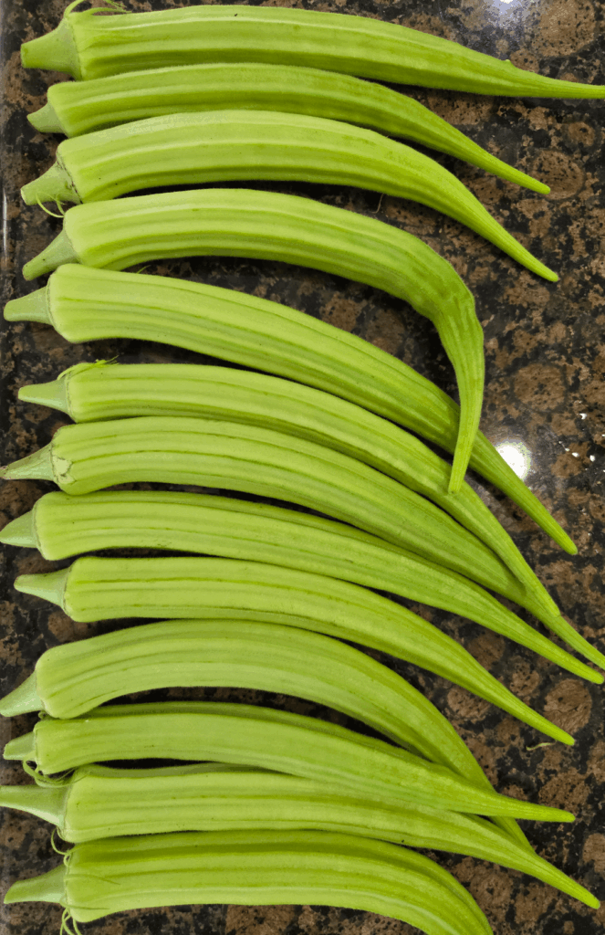 First time gardening - Okra harvest