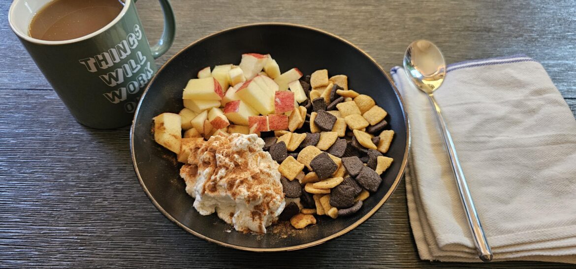 Wanted to share a satisfying breakfast - 400 calories & 41 grams of protein