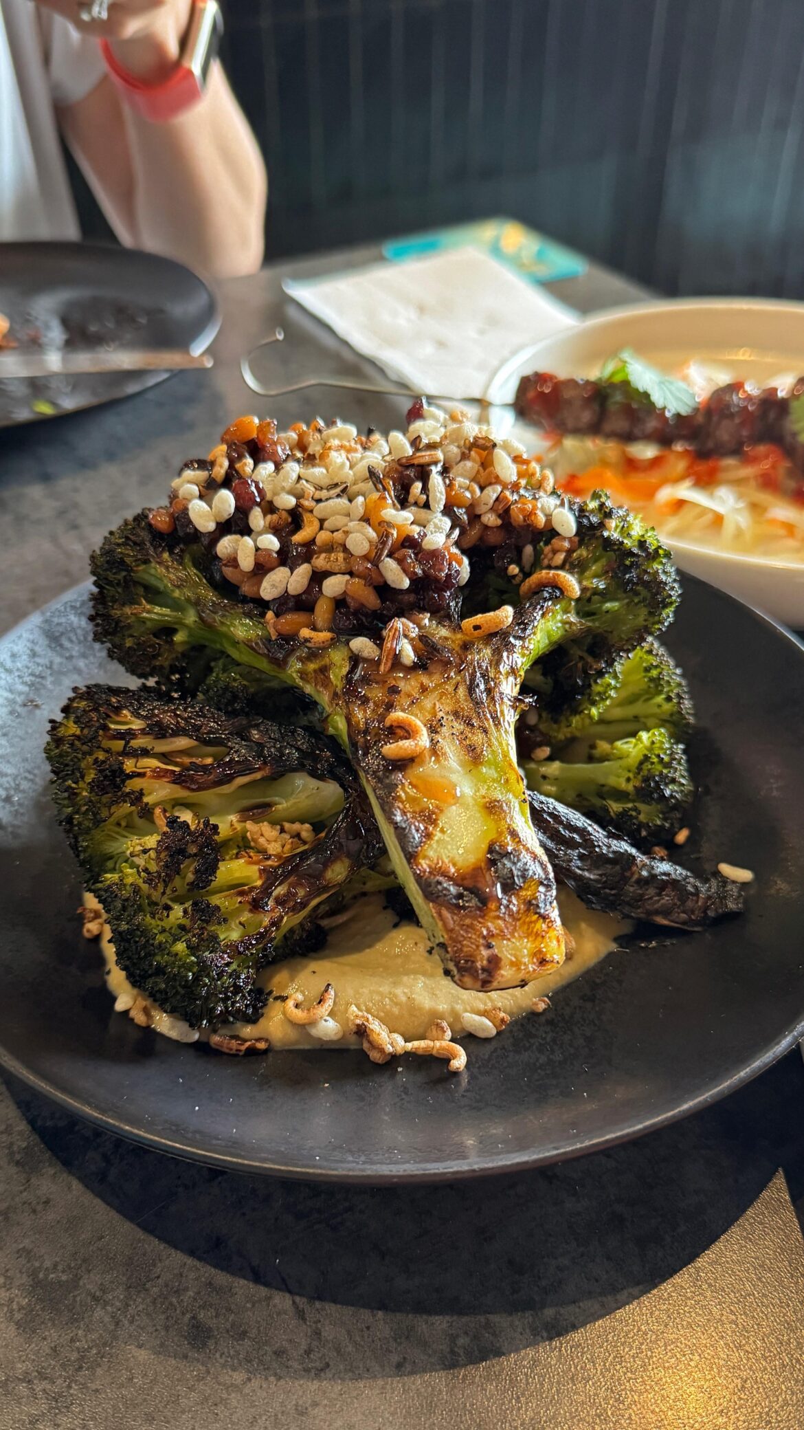 [I Ate] The best fire roasted broccoli ever