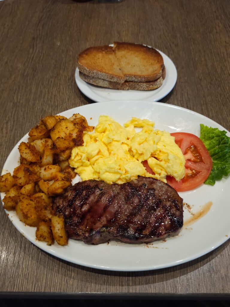 Breakfast Steak & Eggs