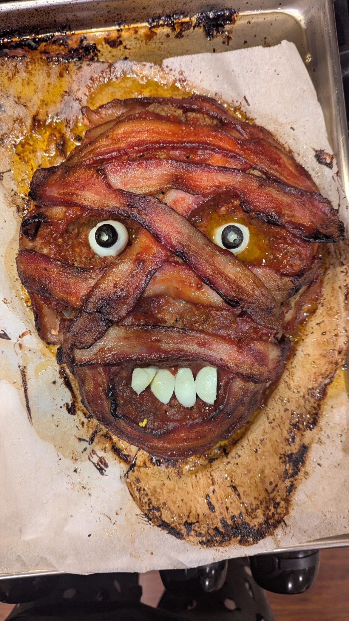 [Homemade] Mummy Meatloaf