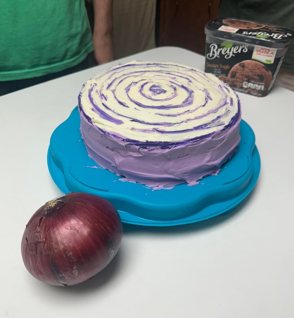 Onion Potluck bday party