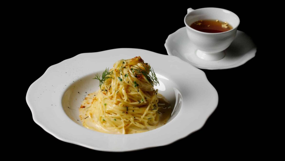 Dine Like An Italian King When You Board Crystal – See All The Bespoke Dishes Created By Michelin-starred Chefs pasta dish onboard Crystal