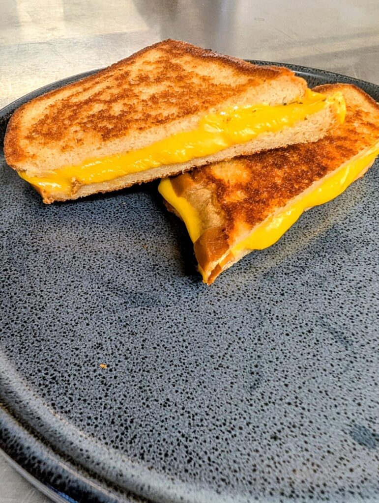 Love me a grilled cheese for lunch