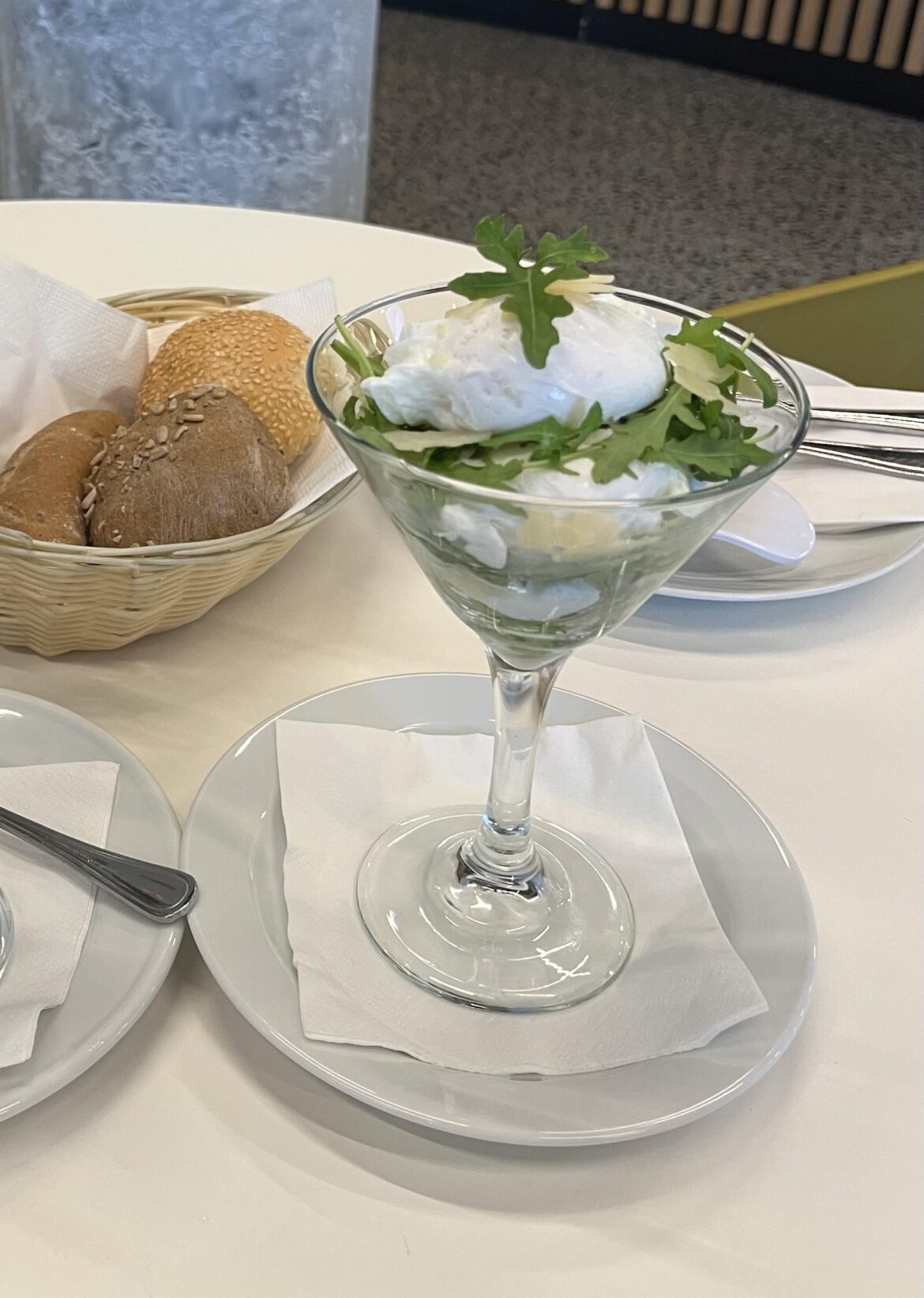 thanks for my poached eggs martini