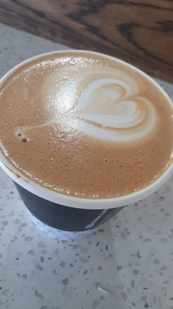 Shortleft to my local coffee shop. 😋☕️🫰