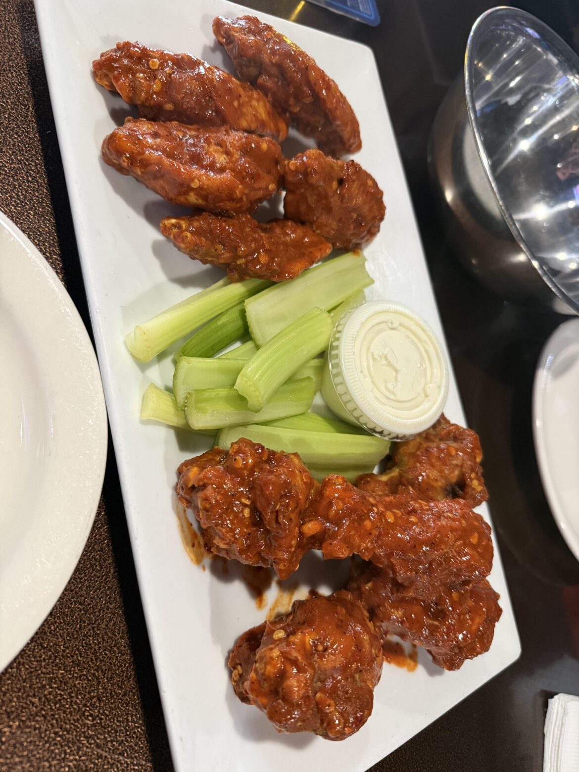 Extra hot wings