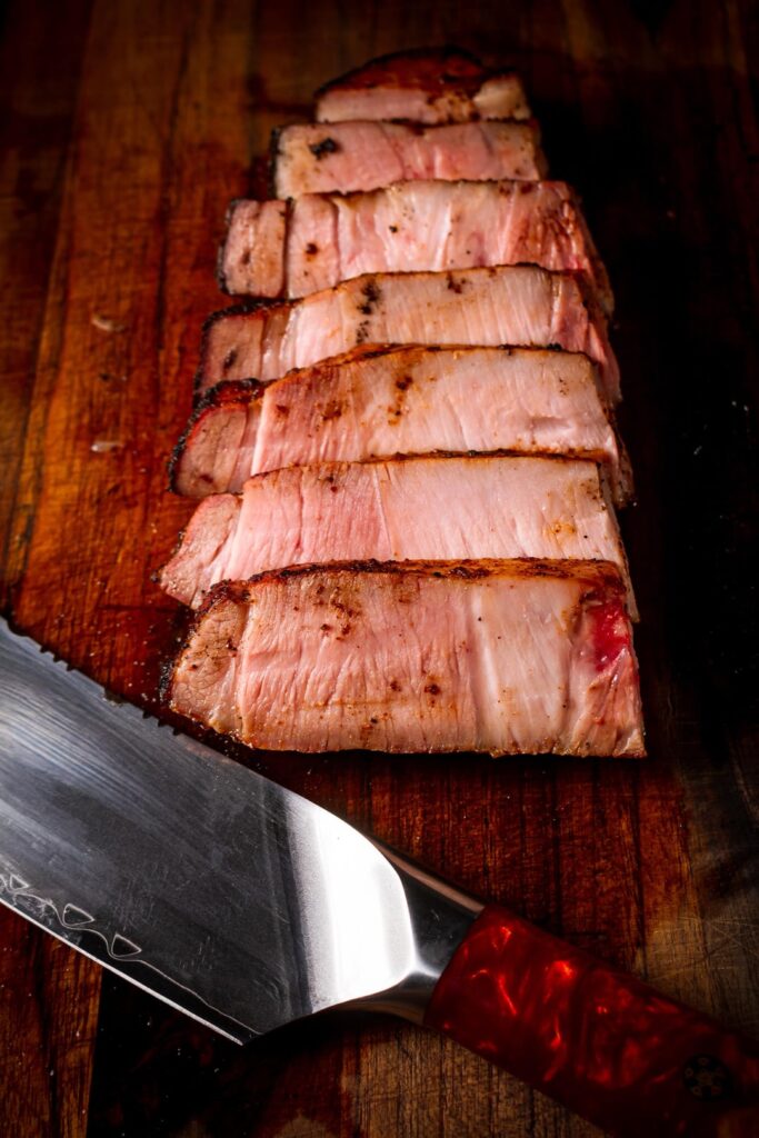 Smoked and Seared Heritage Pork Chops