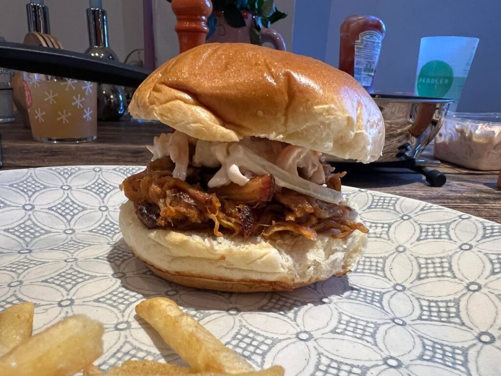 First post and first pork shoulder