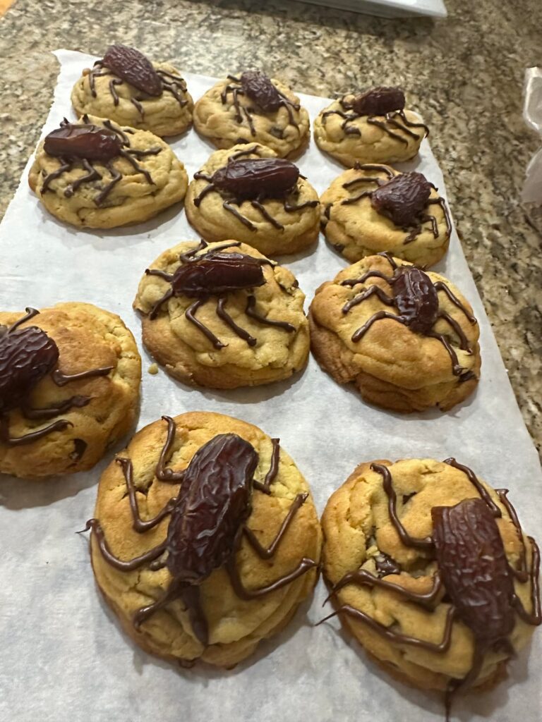 I was told to share these here. They’re “cockroach” cookies I made for my 5yo’s Halloween party tomorrow.