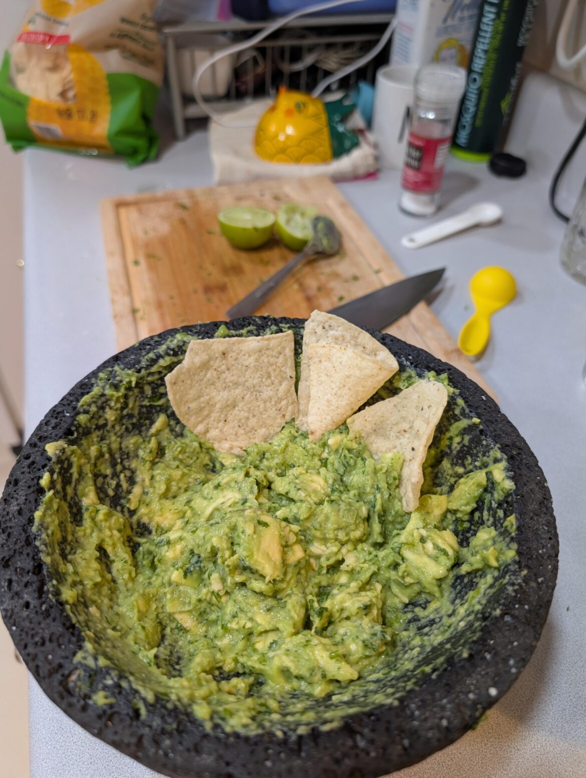 Had to make a guacamole after the salsa